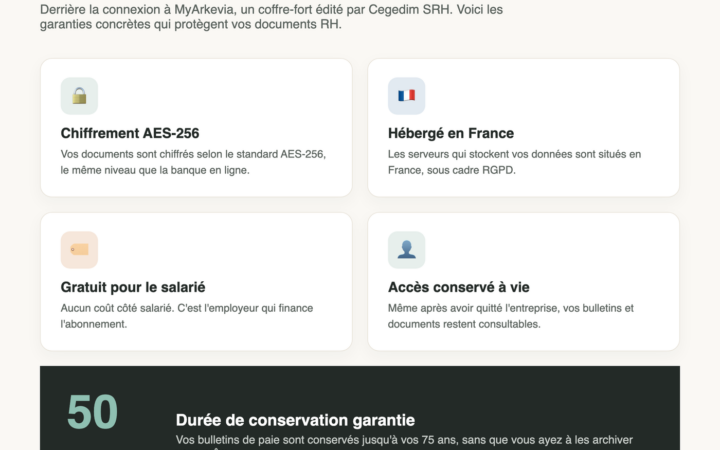 MyArkevia et vos données : ce que devient vraiment votre bulletin de paie